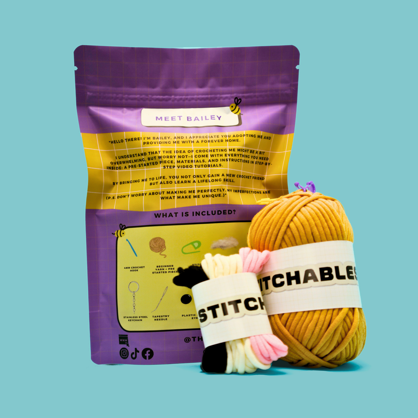 Bear Crochet Kit (Bailey)