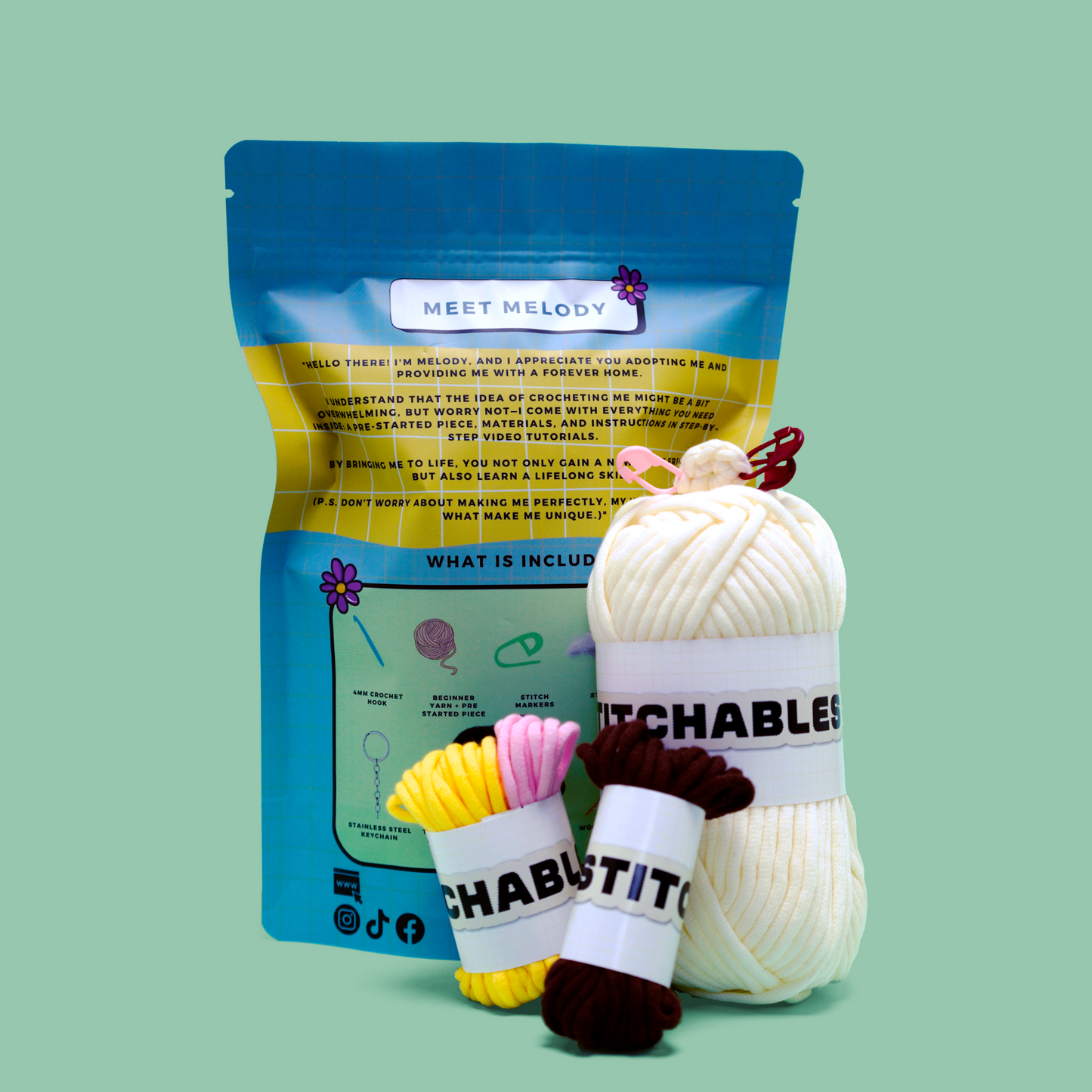 Cow Crochet Kit (Melody)