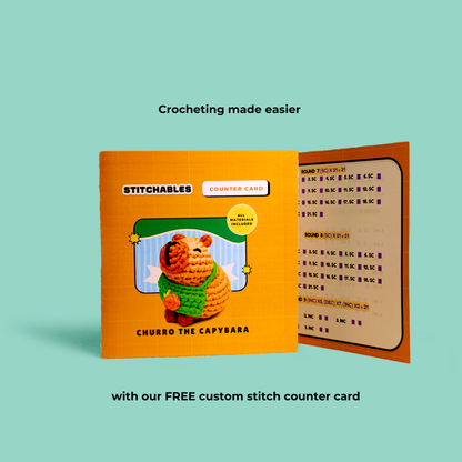 Capybara Crochet Kit (Churro)
