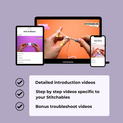 Bunny Crochet Kit (Pebbles)