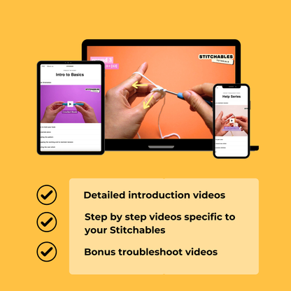 Dino Crochet Kit (Sumo)
