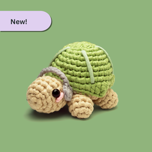 Turtle Crochet Kit (Olive)