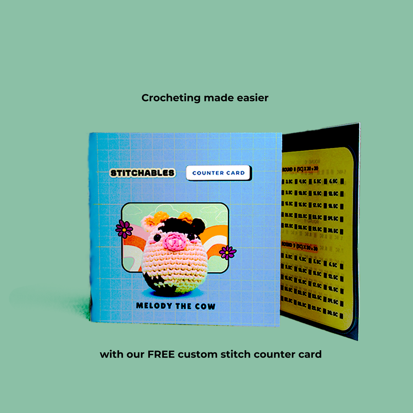 Cow Crochet Kit (Melody)
