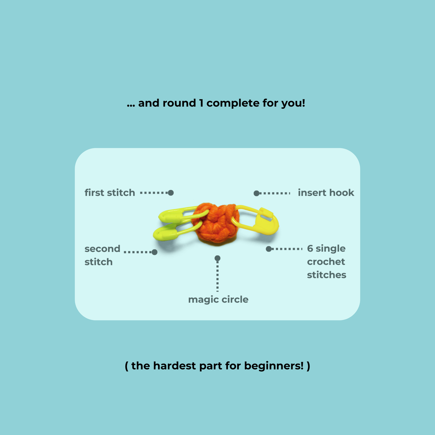 Dachshund Crochet Kit (Blue)