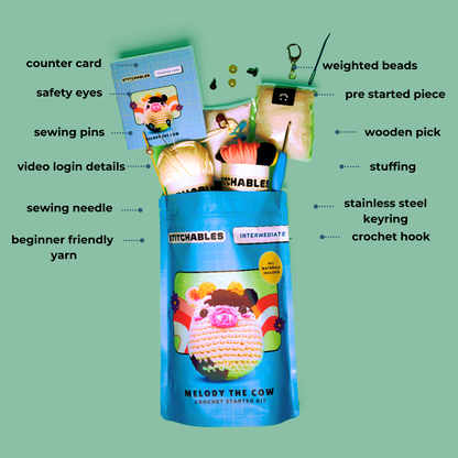 Cow Crochet Kit (Melody)