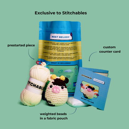 Cow Crochet Kit (Melody)